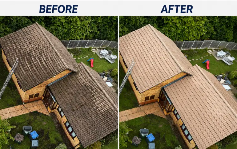 Two-Storey Residential Gutter Clearance
