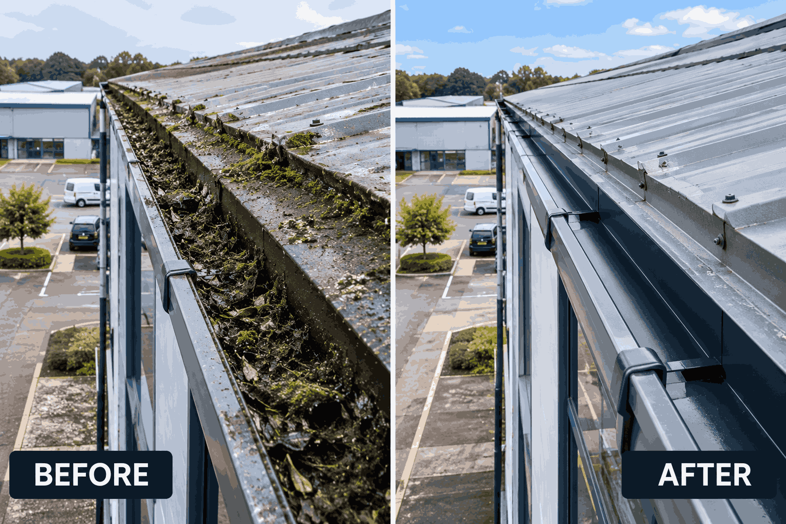 Gutter Cleaning for Offices and Schools in Birmingham: A Facilities Manager’s Guide