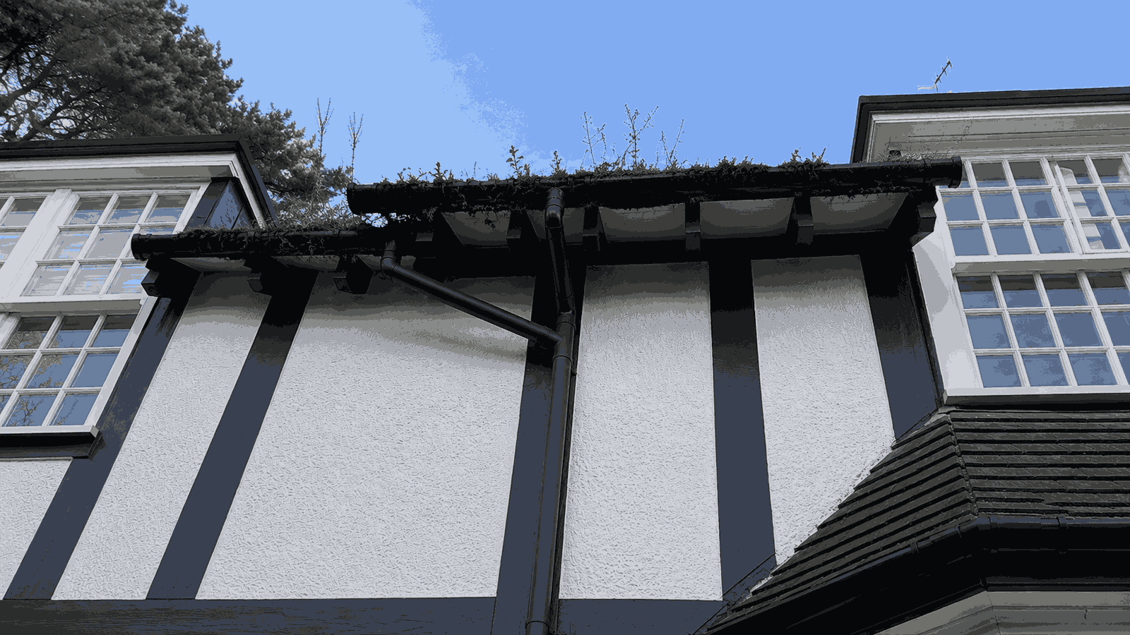 Clean clear gutter after professional service Birmingham Wow Gutters Ltd