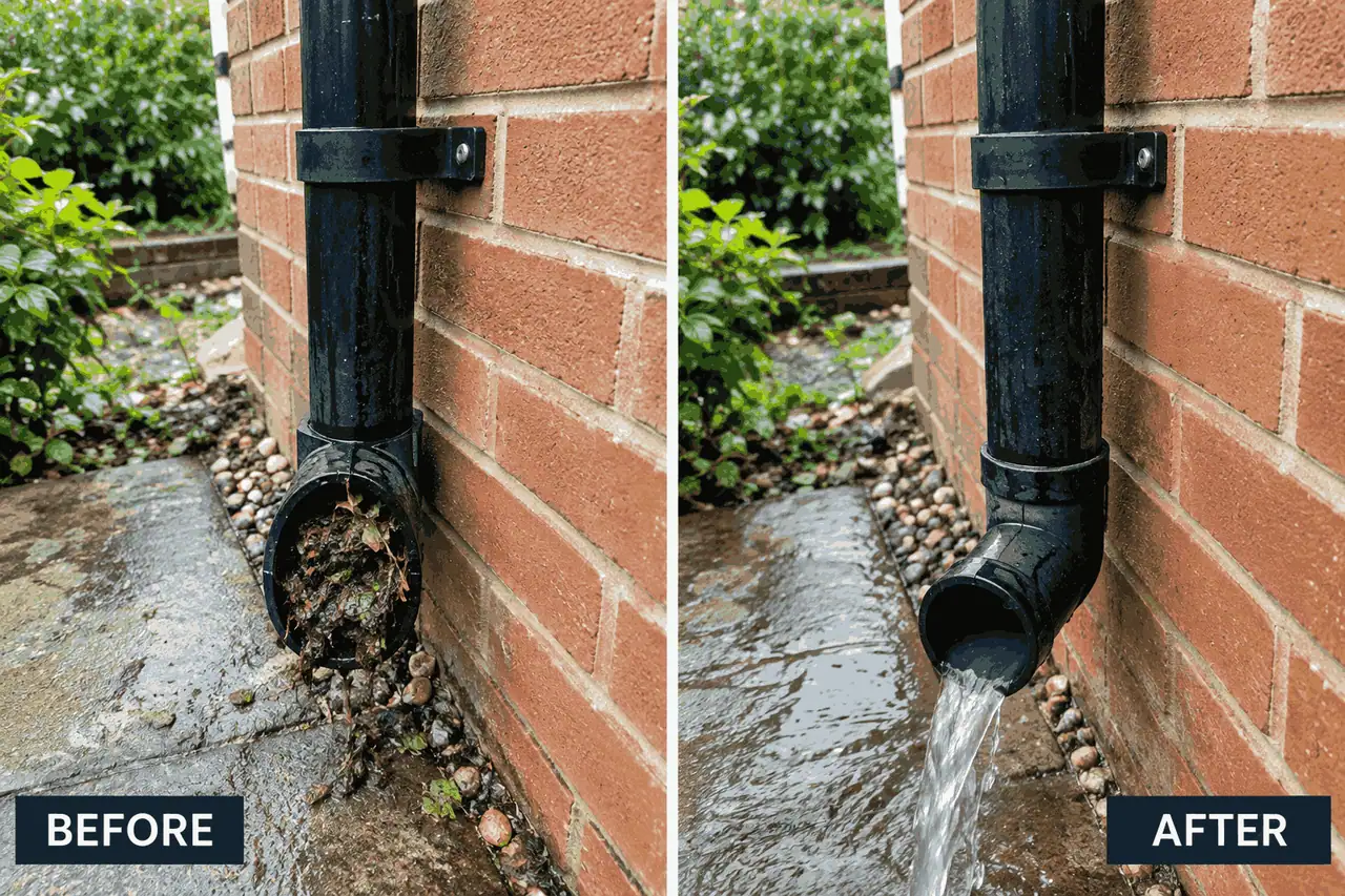 Downpipe Unblocking Birmingham | Fast Response