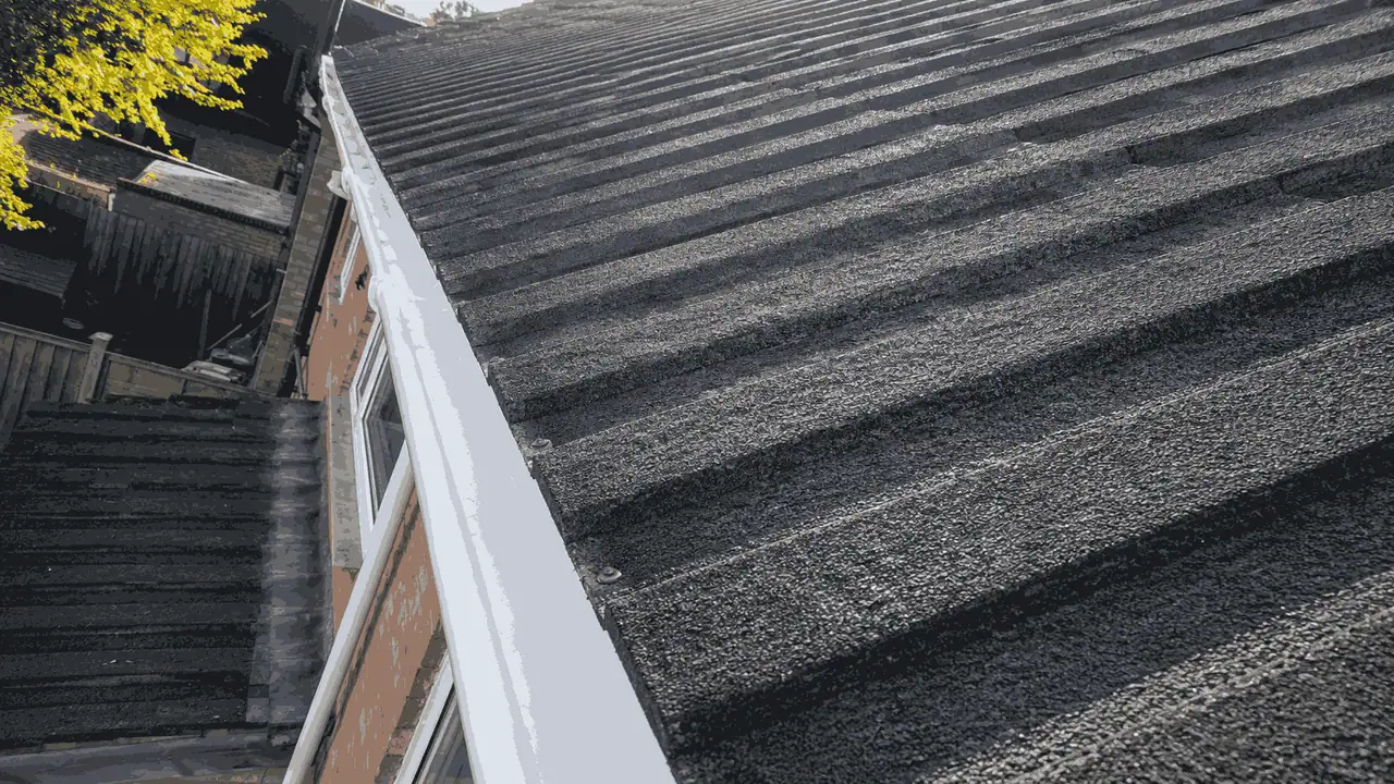 Birmingham gutter after summer inspection showing fully cleared channel and visible confirmation of complete extraction