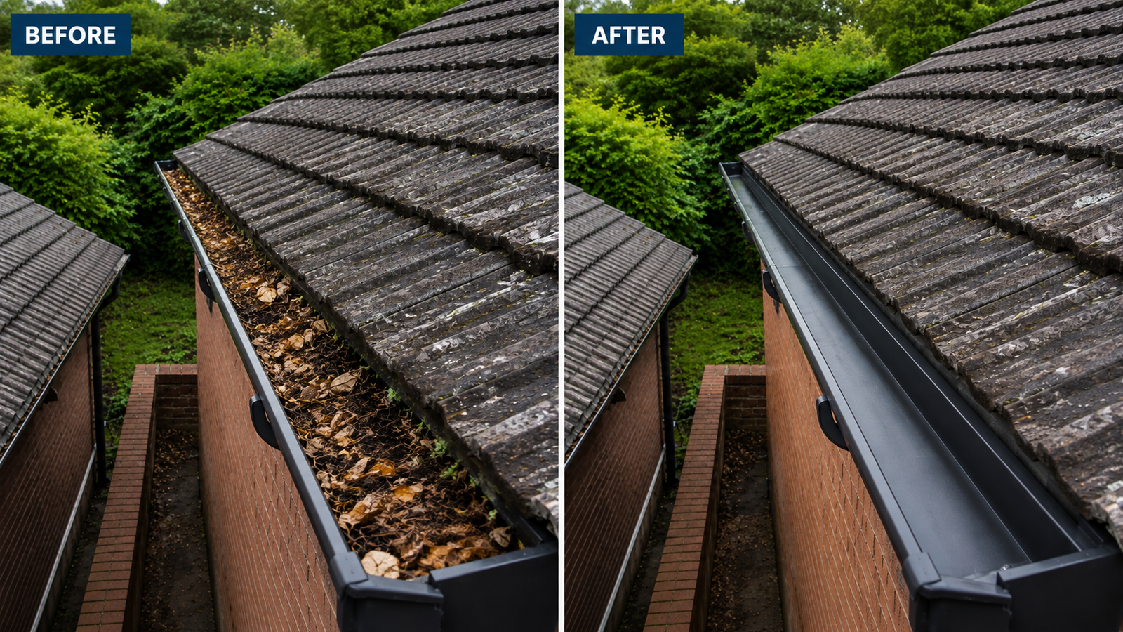 Gutter Vacuum Cleaning Birmingham – No Ladders Needed