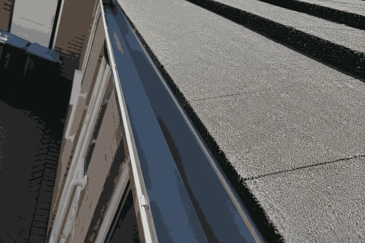 After gutter cleaning — clear system following professional summer clean