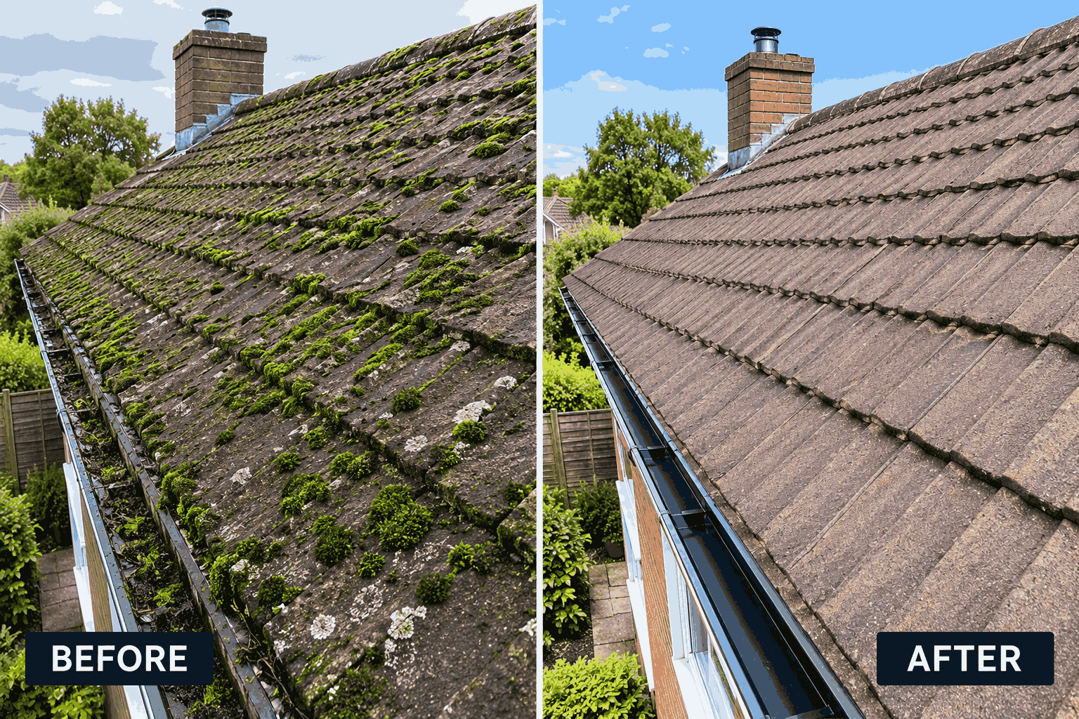 Roof Moss in Birmingham: Why It Grows, What It Does and How to Clear It