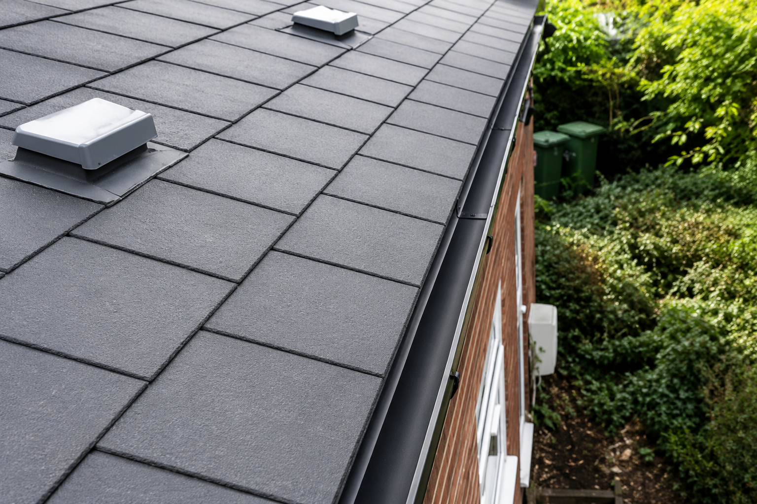 After professional gutter inspection Birmingham clean channel confirmed