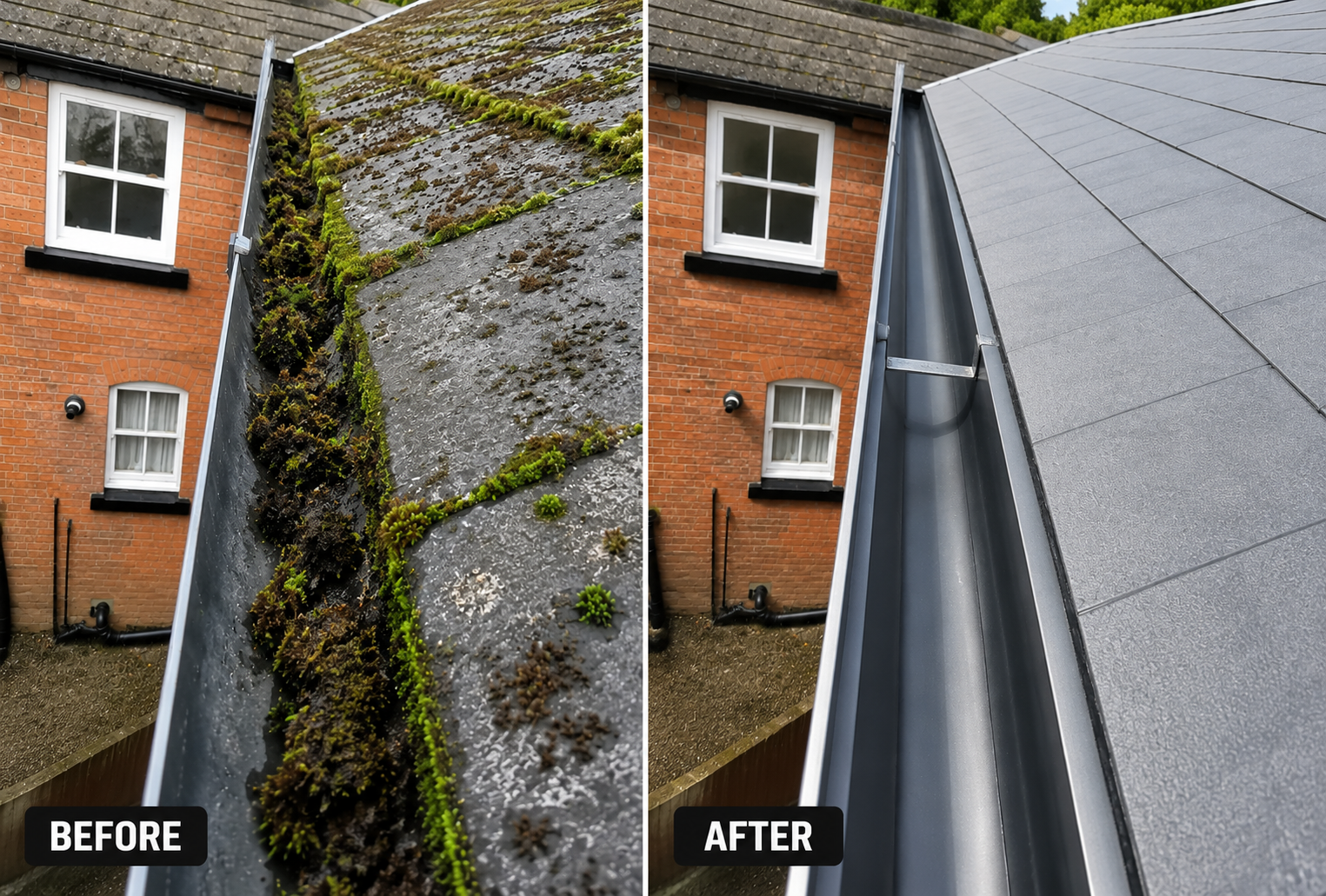 How Do You Clean Gutters on a Two-Storey House in Birmingham Safely?