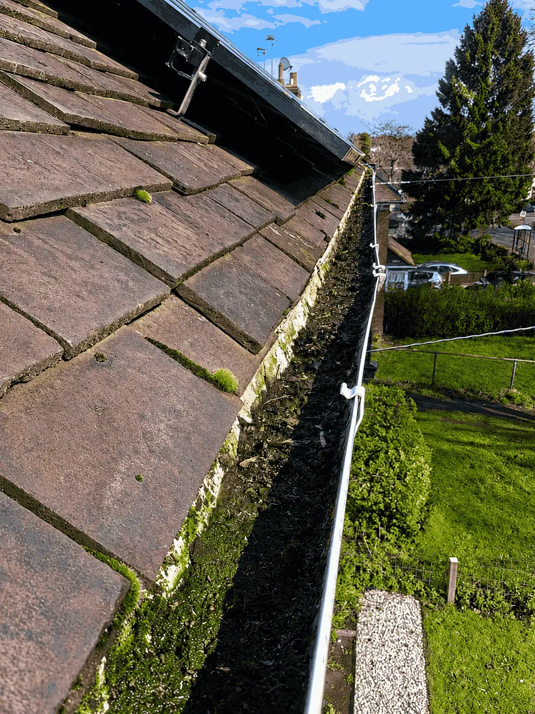 Walsall Gutter Clearance - Before