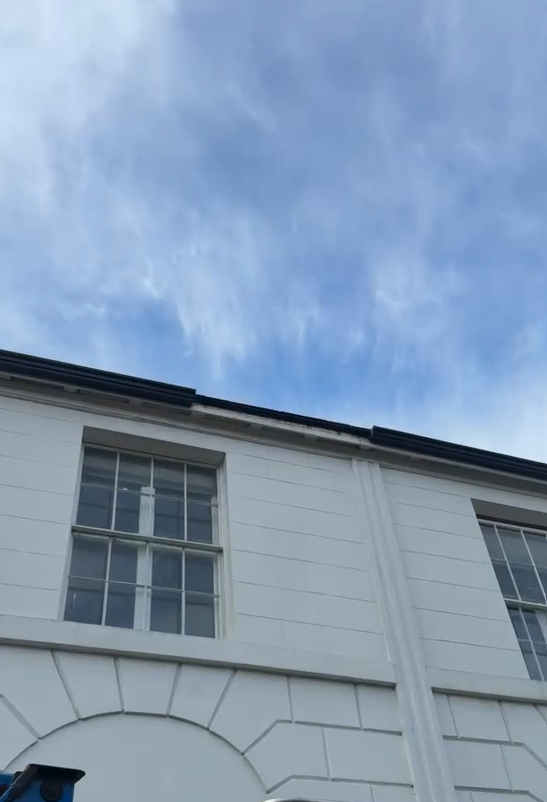 Gutter before repair