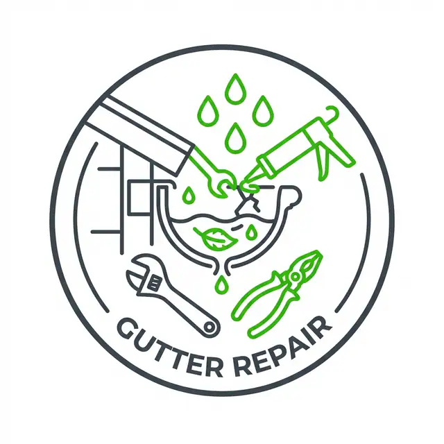Gutter repair illustration